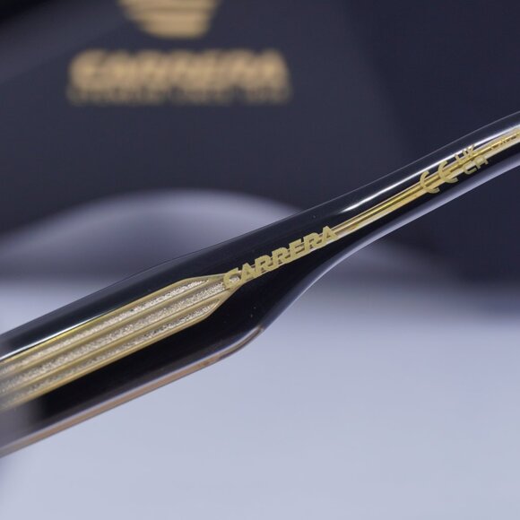 CARRERA 1053/S 00WM A8 Aviator Sunglasses - Black Beige/Brown - Picture 5 of 11